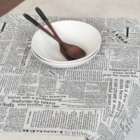News 棉麻餐巾布